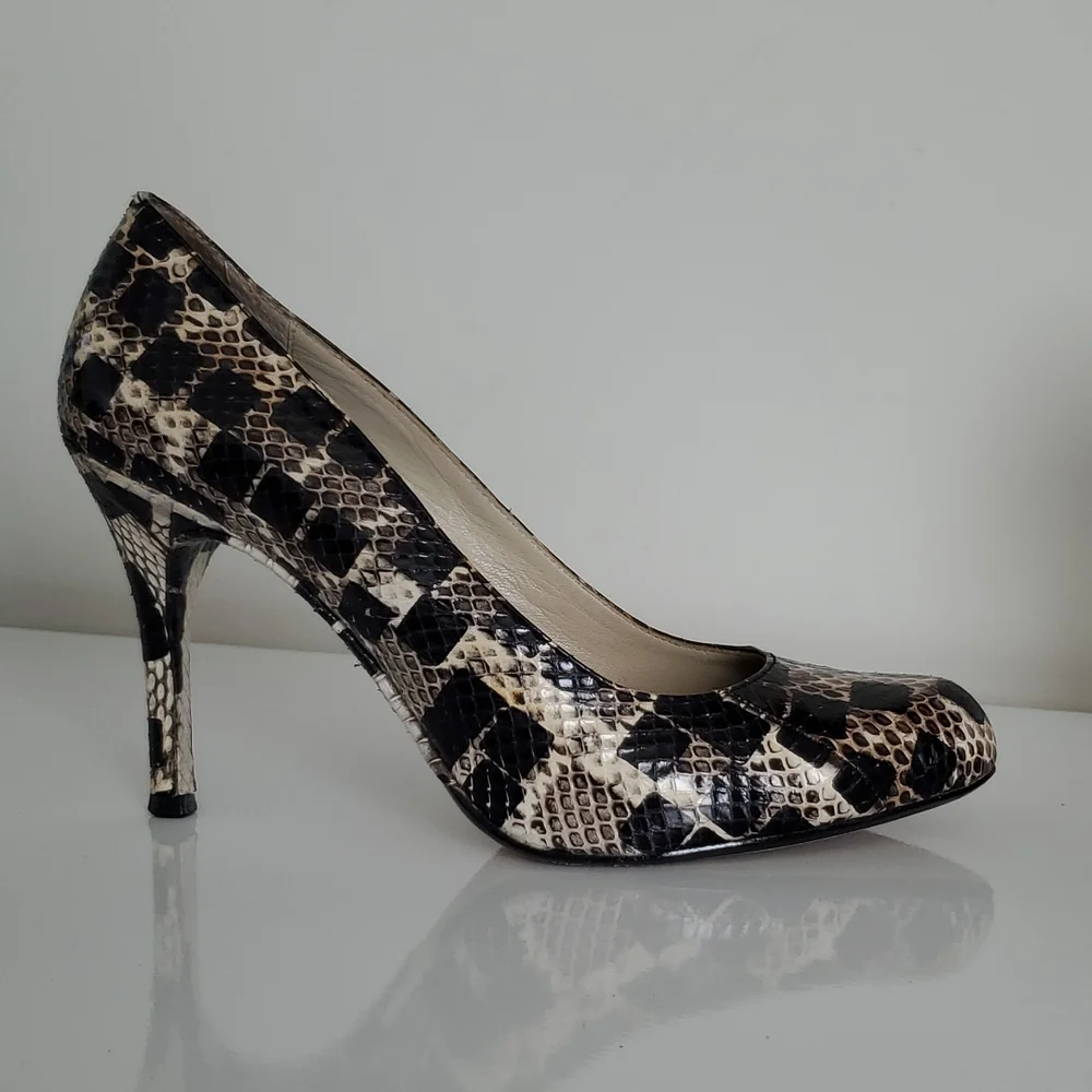MaxStudio Marabel Snakeskin pumps 6 - Picture 1 of 12